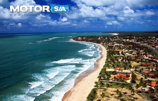 Vista aérea de Porto de Galinhas Vista aérea de Porto de Galinhas