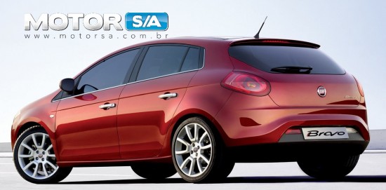 Fiat Bravo 2010 Traseira Fiat Bravo 2010 Traseira